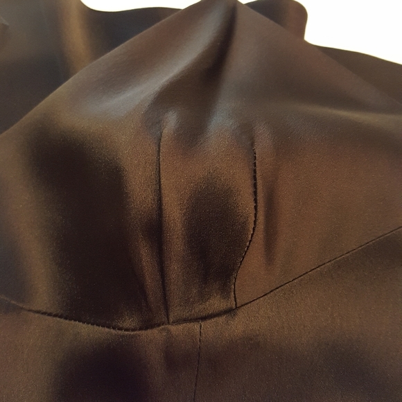 Sexy Satin~Italian Designer Moschino Satin Peplum Cami Top - Picture 8 of 16